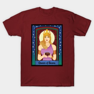 Queen of Beans Tarot Card T-Shirt